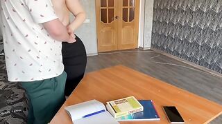 A young student fucked with his hot teacher in hardcore action