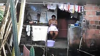 The black woman did not know there was a hidden camera