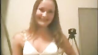A young girl is getting fucked in this steamy homemade scene