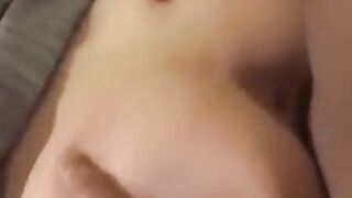 The hairy pussy of a hot girl was fucked by her brother