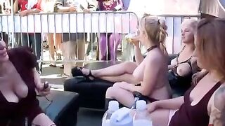 A couple tried sex on the street and ended up fucking on the roof