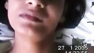 Her embarrassment did not last long before the cock