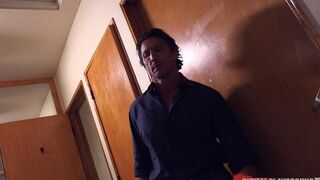 Guy fucks pretty and sexy girl in the bar, fucking hot