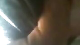The guy squeezed the ass of a girl on the bus
