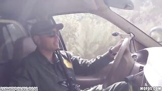 A hot pickup scene with a sexy mature woman and a soldier