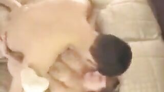 A drunken man was fucked by his sexy mom in a steamy encounter