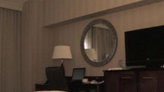 A whore was brought to the hotel room and started undressing