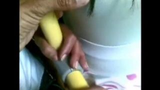 A man fucked chicks in a bus and made creampie