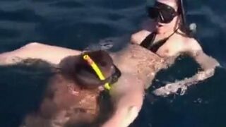 Fucking divers at the bottom of the sea in eporn style