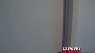 Kitty Jane fucked in her ass hole while on the bed