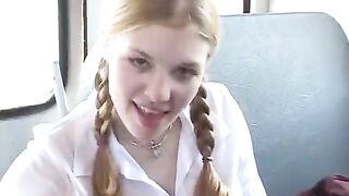 The man fucked two cute students under their skirts