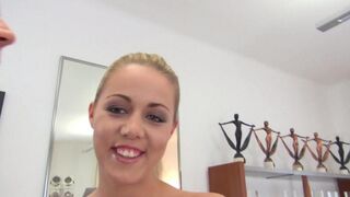 The whore received a new dress for her deep blowjob skills in this steamy homemade scene