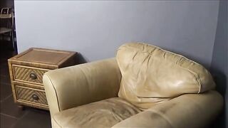 The wife got excited after watching porn and fucked with her husband