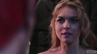 Blonde Keira Nicole fucks with a guy whose cock is impressive in size