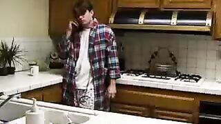 A real incest - his brother made a deposit in his sister's vagina
