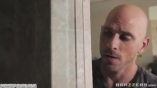 Little girl rudely fucked in the bedroom by Johnny Sins
