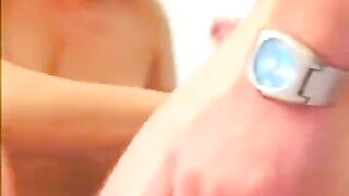 A hot Russian blonde girl knows how to make an excellent blowjob