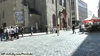 I've shown my pussy to all the people walking on the street
