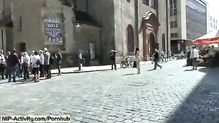 I've shown my pussy to all the people walking on the street
