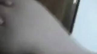 A Negro man fucks his ex-girlfriend and shoots a video