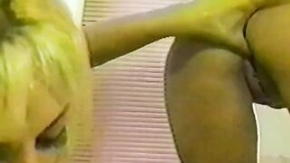 Two hot girls play with each other’s pussies in the shower