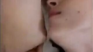 A friend cleaned up sperm from vagina and ass hole