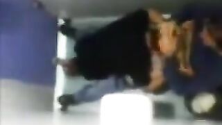 The camera in the toilet caught some steamy action with gays getting intimate
