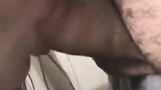 A young girl got a long dick and she could not handle it all