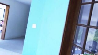 The mulatto got his dick sucked by the hot Alexia Gold before sex