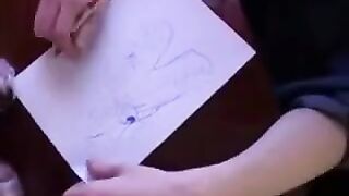 Instead of lessons, the guy fucked his mother, who was very horny