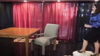 A mature woman seduced a neighbor while her husband was away at work
