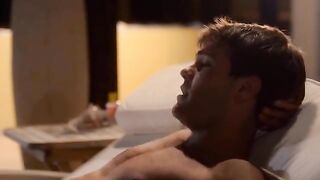 A selection of hot cumshots on the face of a beautiful Jesse Rogers