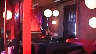 A black woman in latex saddled a member with intense passion