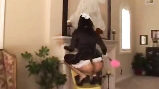 A guy fucked his maid while his wife was working, what a bastard!