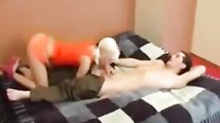 A sister could not resist her brother's advances