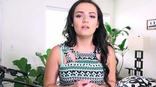 A young and charming beauty is having a great sex