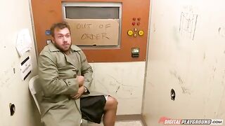 Eva Lovodi took a guy's cock in her pussy and received a cum inside