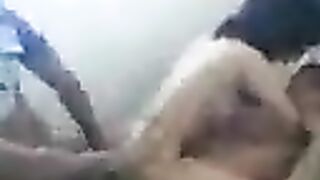 Young Asian beauty fucked by two guys in a steamy scene