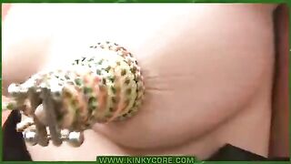 Put needles in the labia to experience new sensations