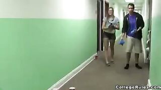 Young libertines are fucking in the closed room, losing control