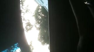 In public places, it is more interesting to masturbate your dick