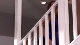 Morgan Lee has fun with his girlfriend using a strapon