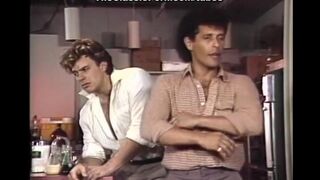 Two adult couples have a great fun in a retro swinger orgy