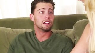 A masseur screwed a blonde bitch at massage session and filled her with cum