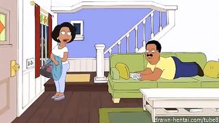 On the porn set of Family Guy: Cleveland Show parody part 1