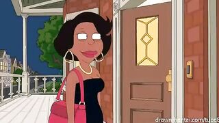 On the porn set of Family Guy: Cleveland Show parody part 1