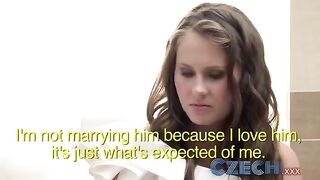 The witness of wedding ceremony got fucked by drunken bride