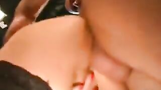 German hooker gives a blowjob and receives a cock in her ass