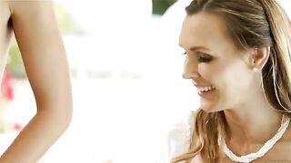 The girls just chatted sweetly, but then they went to sex