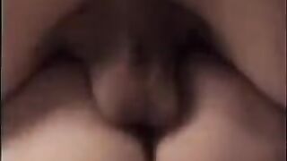 A young beauty got her pussy completely soaked with cum